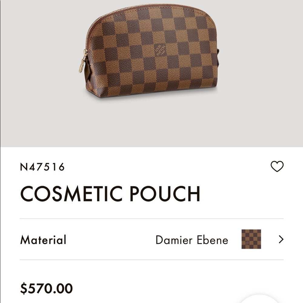 Lv makeup bag